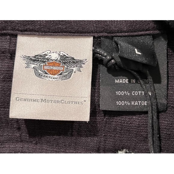 HARLEY DAVIDSON Black Short Sleeve Skull Shirt - Picture 2 of 4